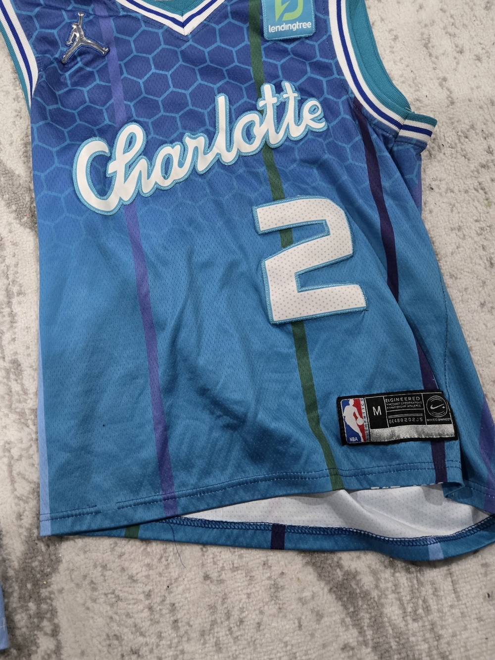 Charlotte Hornets Ball Basketball Jersey